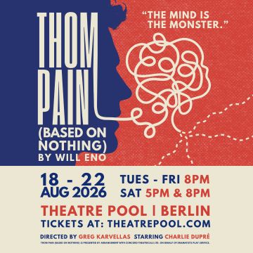 Entradas para Thom Pain (based on nothing) en 21.08.2026 - Comprar entradas